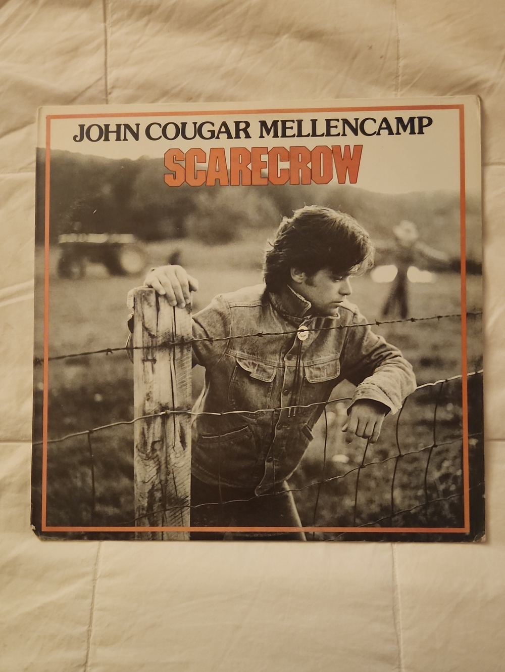 John Cougar Mellencamp: Scarecrow Vinyl LP --  Never Played Display Copy NM